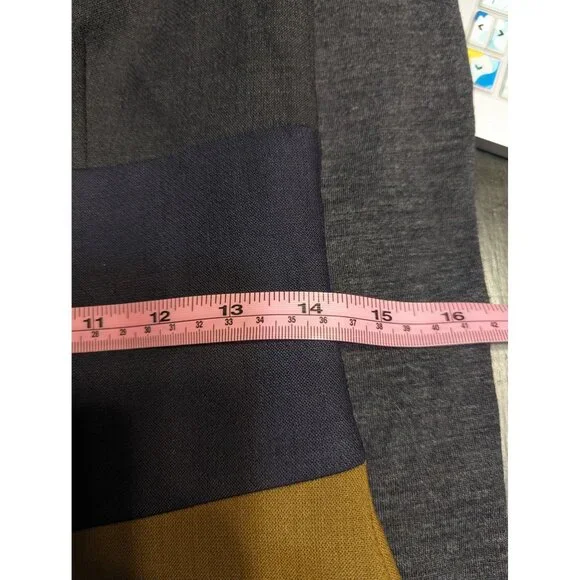 MaxMara Gray and Brown Mini Dress - Picture 14 of 15